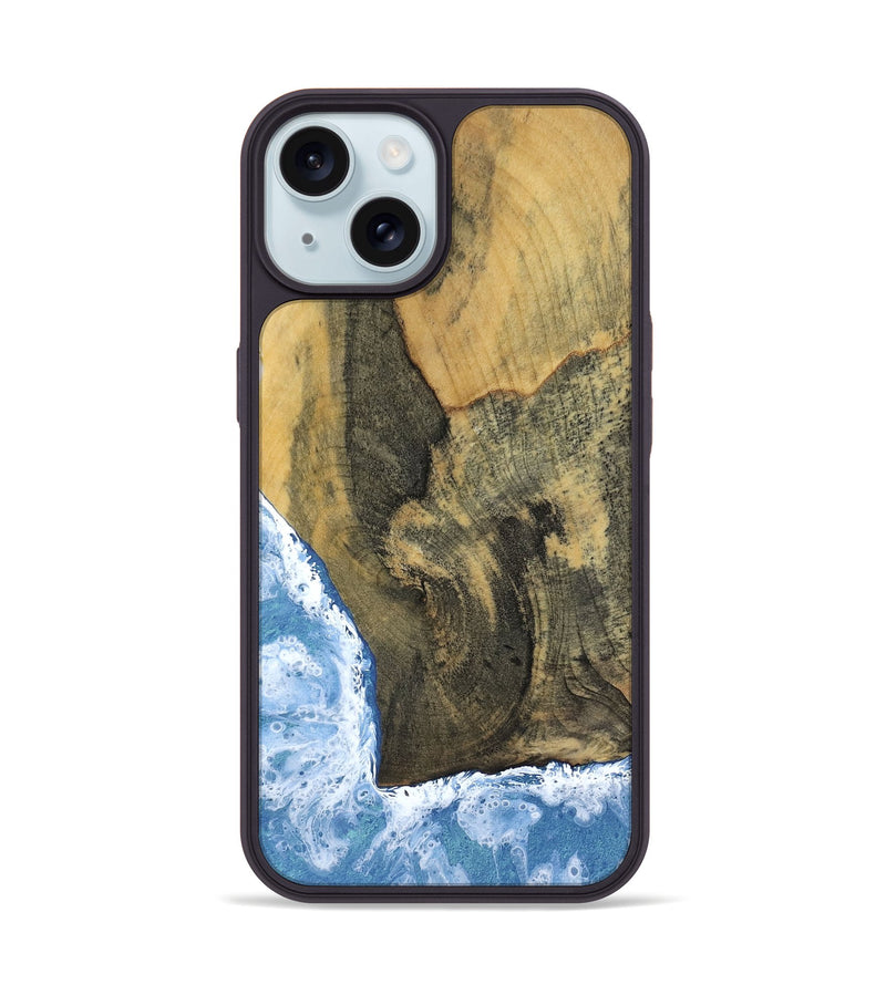 iPhone 15 Wood Phone Case - Baylor (Coastal, 804688)