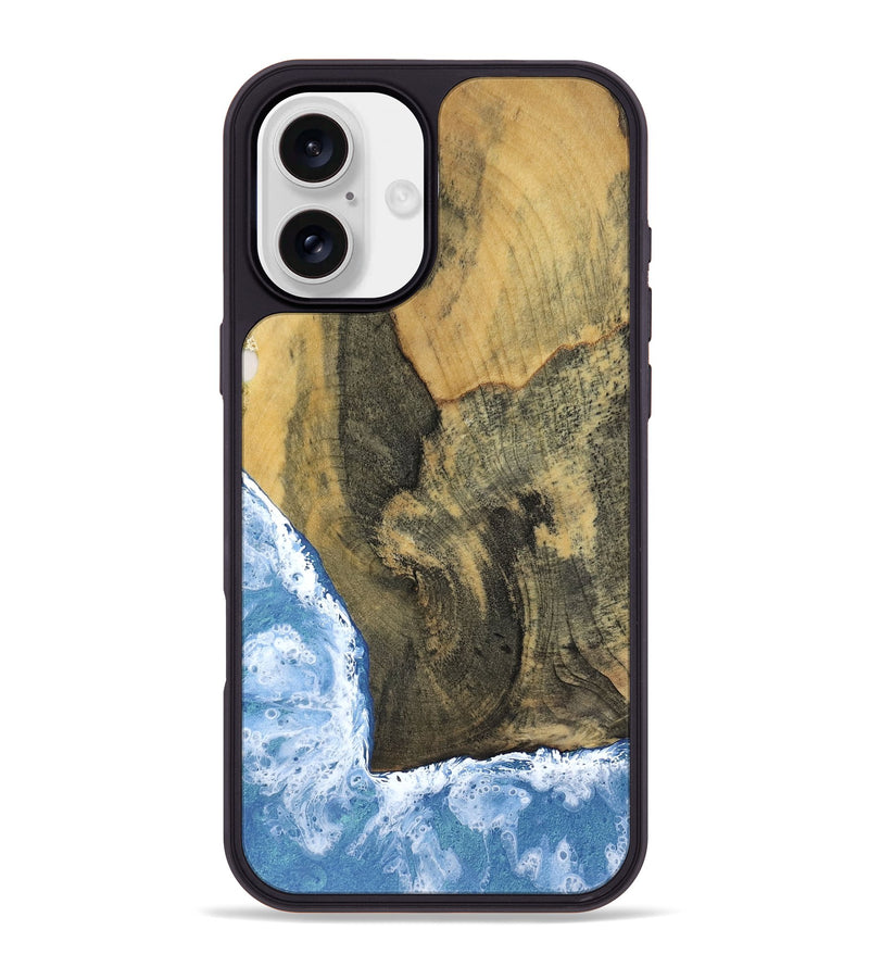 iPhone 16 Plus Wood Phone Case - Baylor (Coastal, 804688)