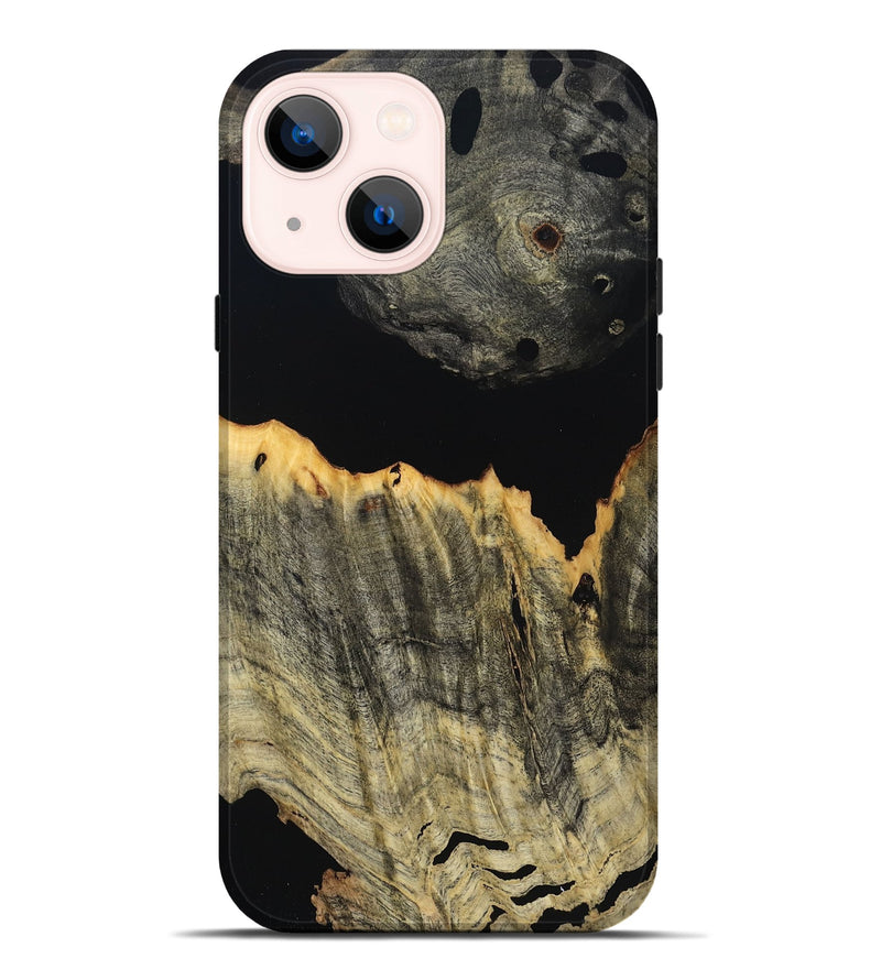 iPhone 14 Plus Wood Live Edge Phone Case - Lily (Wood Burl, 804704)