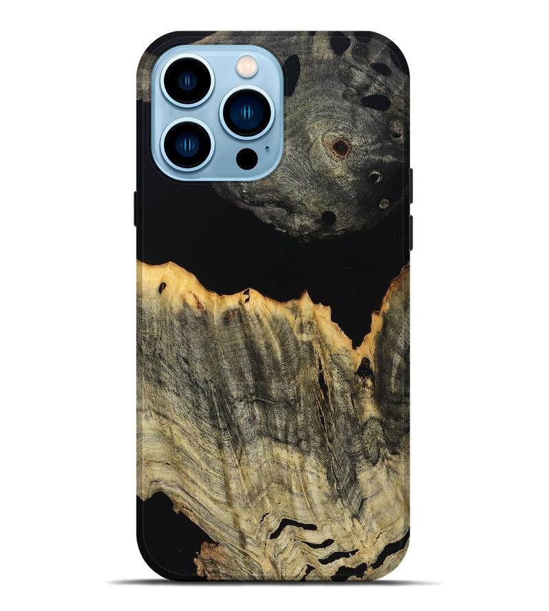 iPhone 14 Pro Max Wood Live Edge Phone Case - Lily (Wood Burl, 804704)