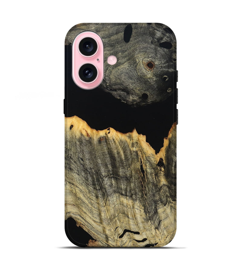 iPhone 17 Wood Live Edge Phone Case - Lily (Wood Burl, 804704)