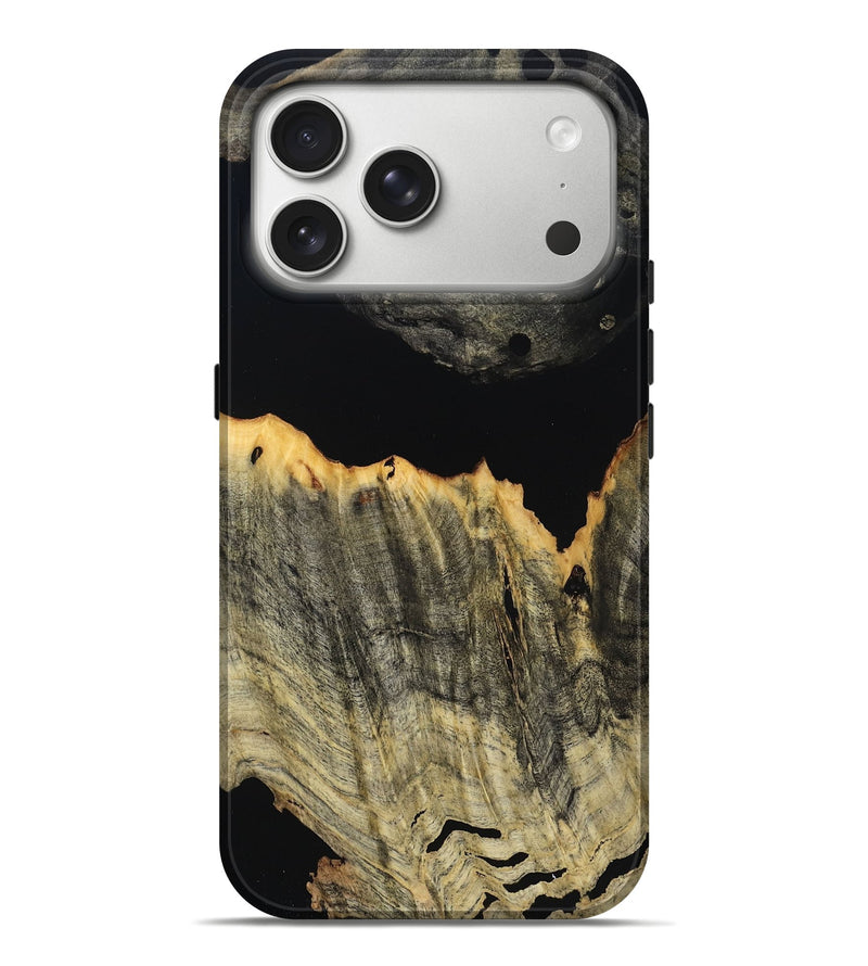 iPhone 17 Pro Max Wood Live Edge Phone Case - Lily (Wood Burl, 804704)