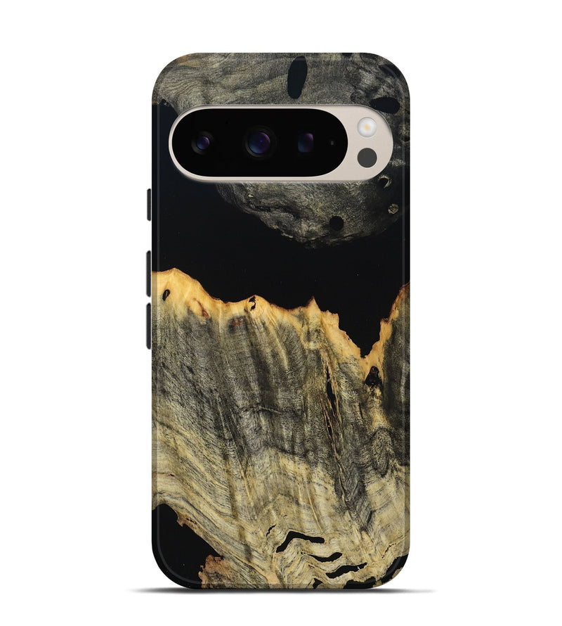 Pixel 9 Wood Live Edge Phone Case - Lily (Wood Burl, 804704)