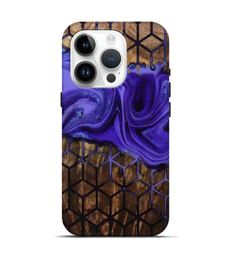 iPhone 15 Pro Wood Live Edge Phone Case - Devin (Pattern, 804709)
