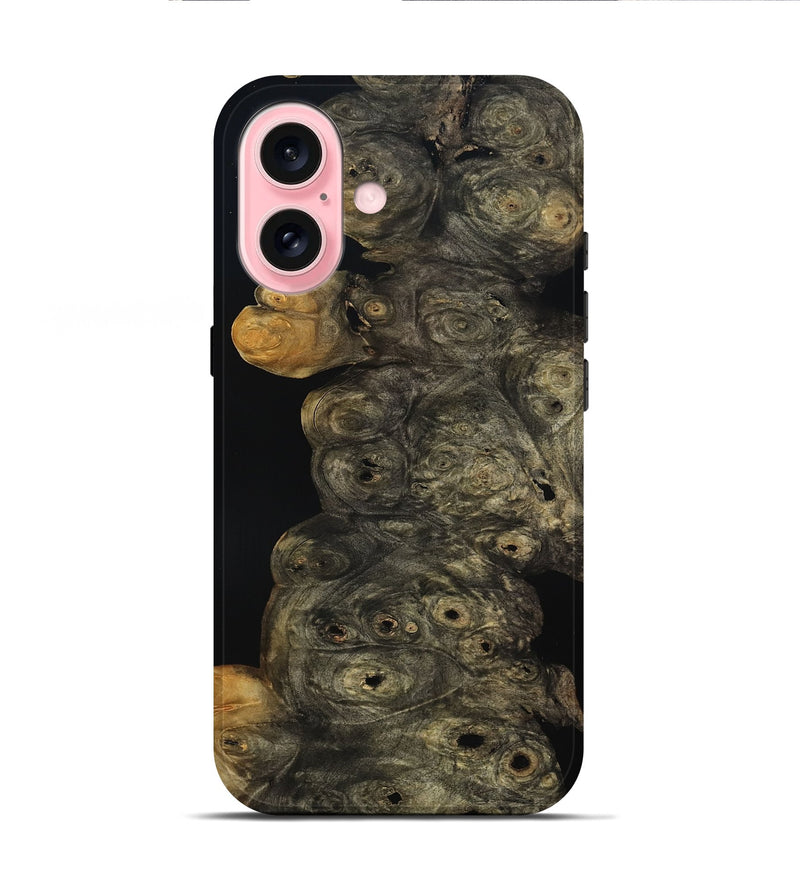 iPhone 16 Wood Live Edge Phone Case - Colette (Wood Burl, 804715)