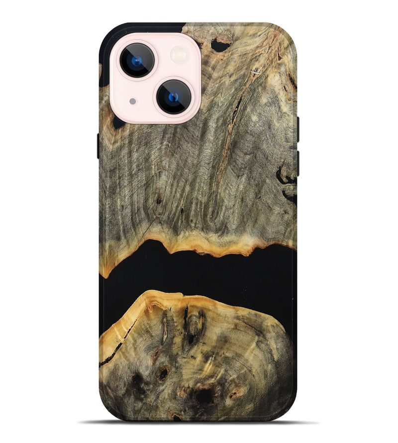 iPhone 14 Plus Wood Live Edge Phone Case - Lori (Wood Burl, 804723)