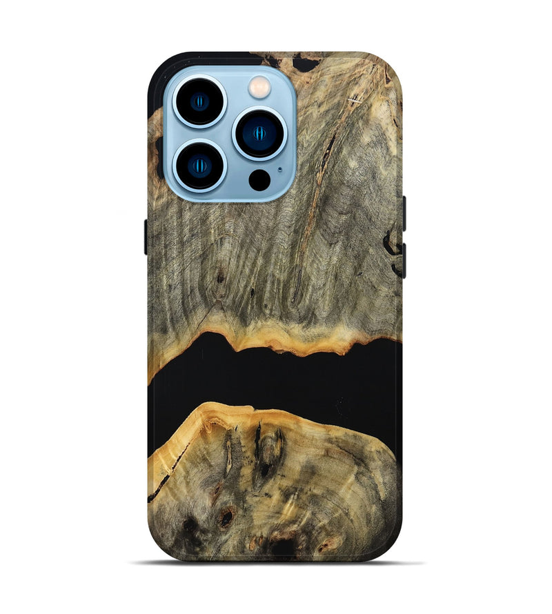 iPhone 14 Pro Wood Live Edge Phone Case - Lori (Wood Burl, 804723)