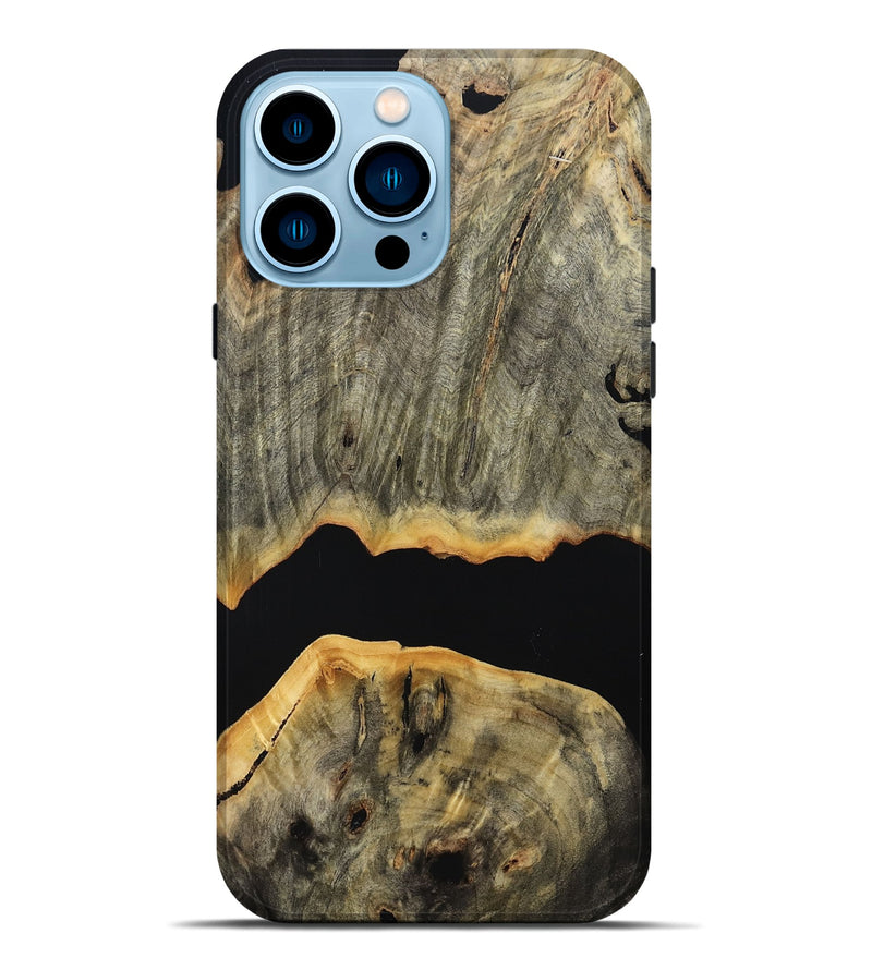 iPhone 14 Pro Max Wood Live Edge Phone Case - Lori (Wood Burl, 804723)