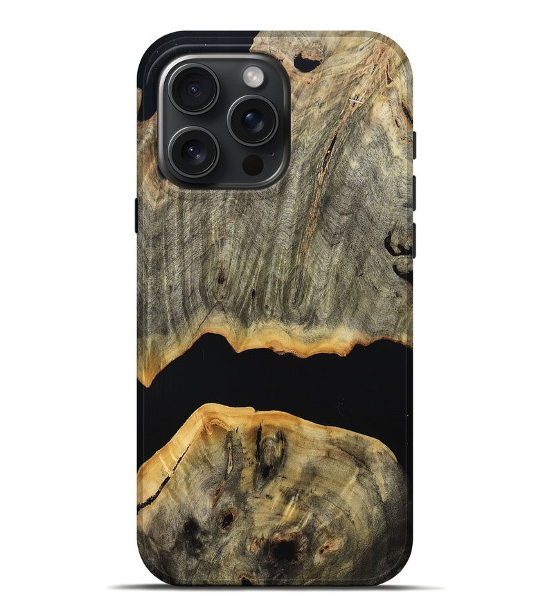 iPhone 16 Pro Max Wood Live Edge Phone Case - Lori (Wood Burl, 804723)