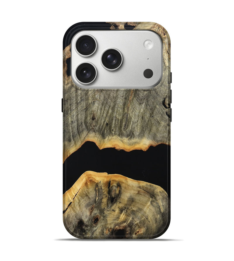 iPhone 17 Pro Wood Live Edge Phone Case - Lori (Wood Burl, 804723)