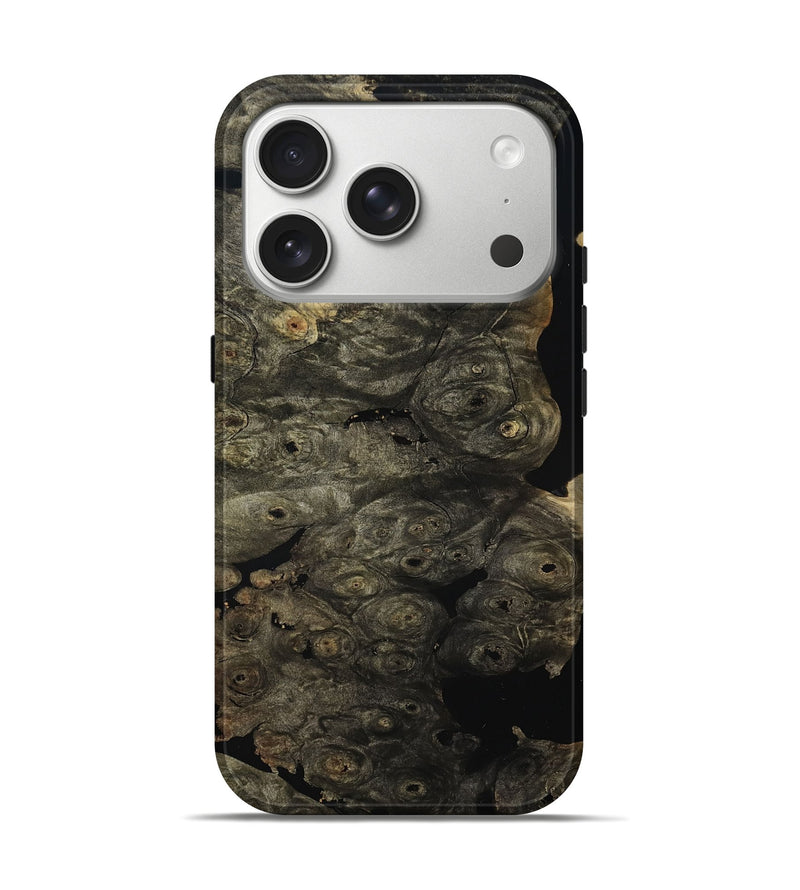 iPhone 17 Pro Wood Live Edge Phone Case - Finn (Wood Burl, 804727)