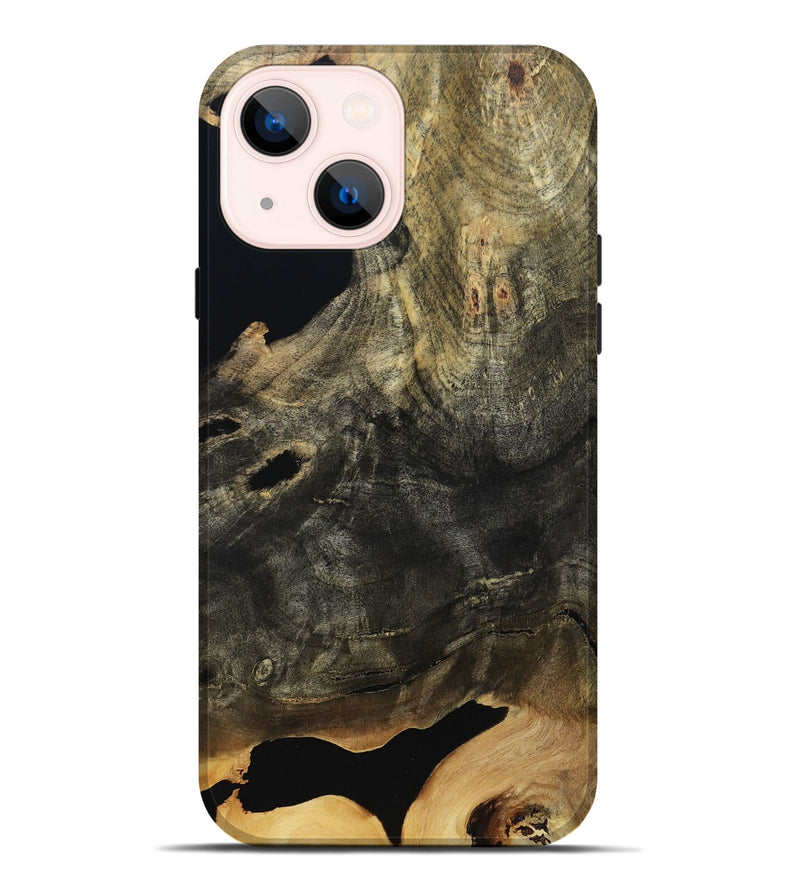 iPhone 14 Plus Wood Live Edge Phone Case - Queenie (Wood Burl, 804728)