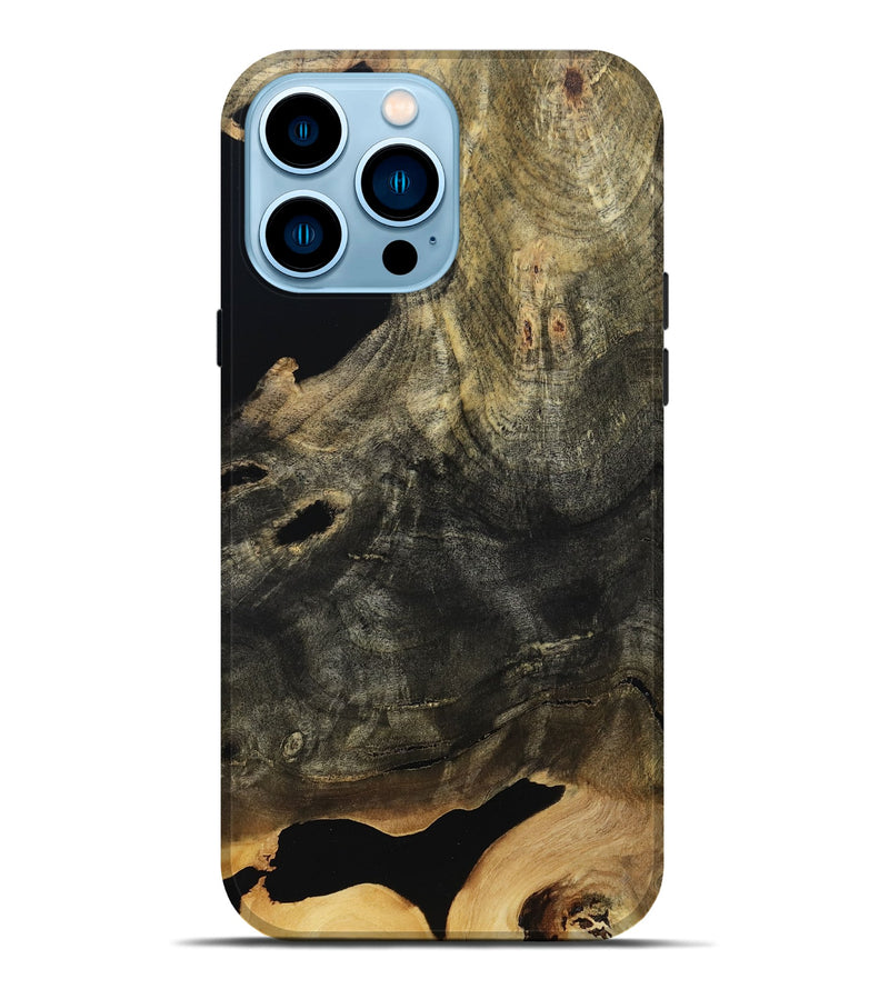iPhone 14 Pro Max Wood Live Edge Phone Case - Queenie (Wood Burl, 804728)