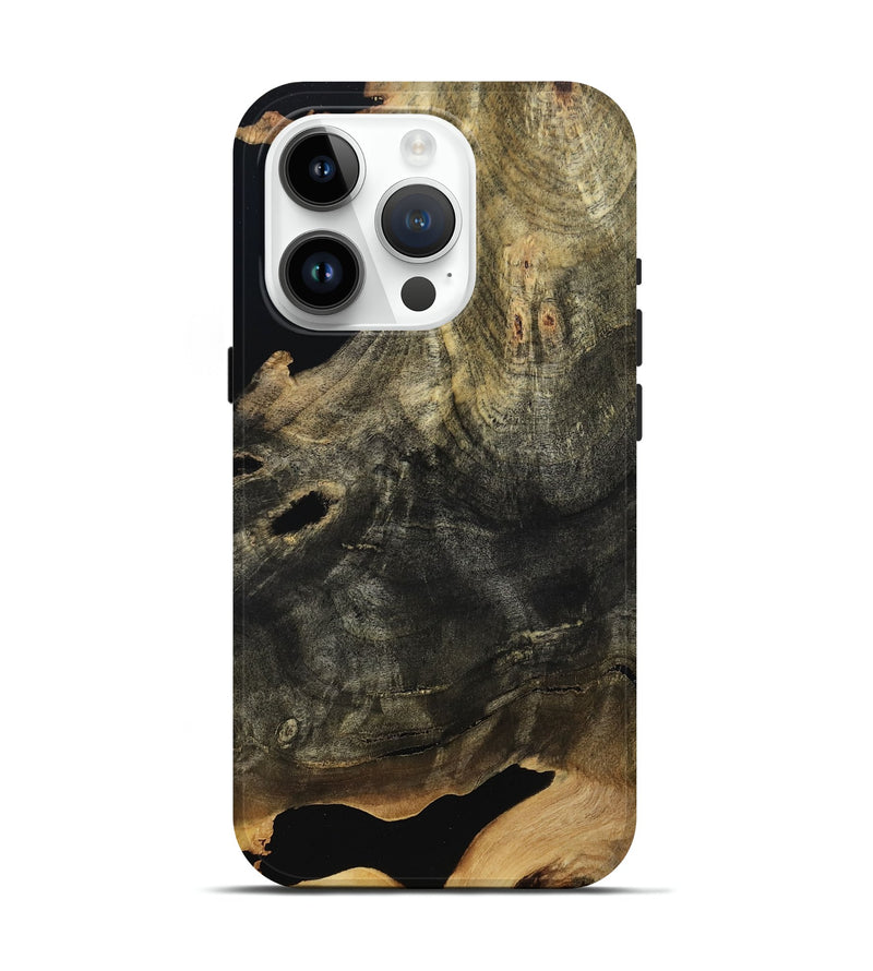 iPhone 15 Pro Wood Live Edge Phone Case - Queenie (Wood Burl, 804728)