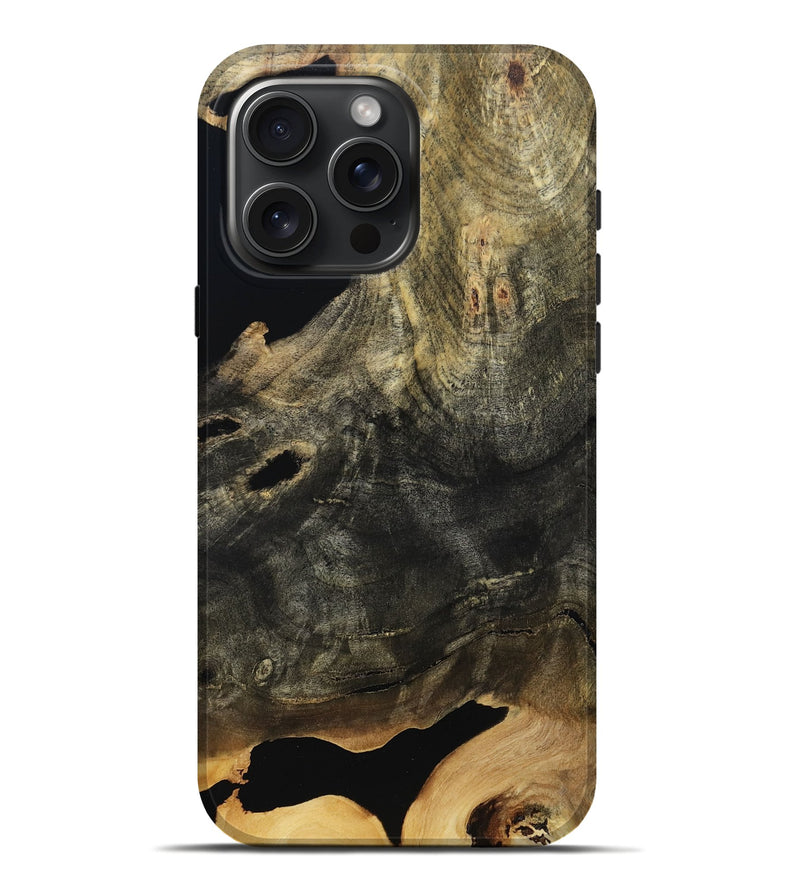 iPhone 16 Pro Max Wood Live Edge Phone Case - Queenie (Wood Burl, 804728)