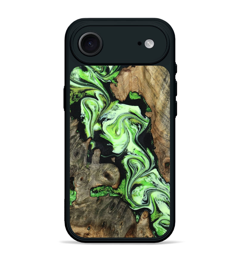 iPhone 17 Air Wood Phone Case - Braedon (Green, 804732)