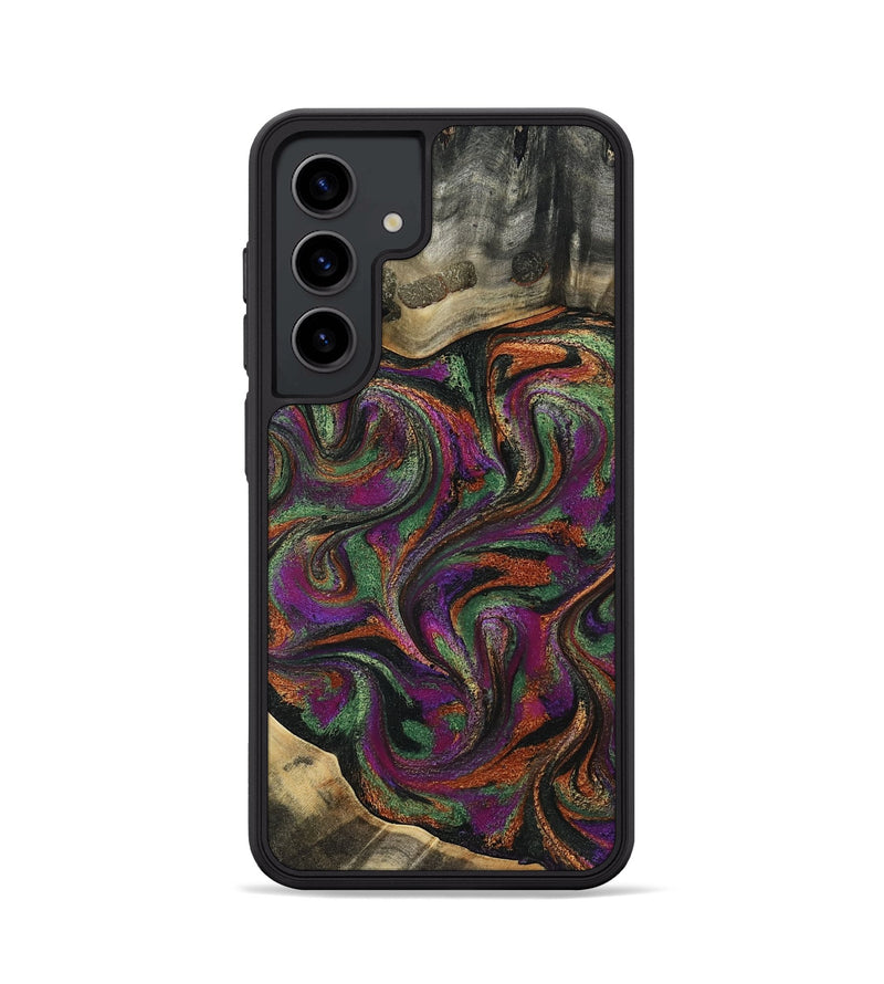 Galaxy S24 Wood Phone Case - Anya (Green, 804733)