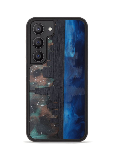 Galaxy S23 Wood Phone Case - Chicago Skyline (Terrain)