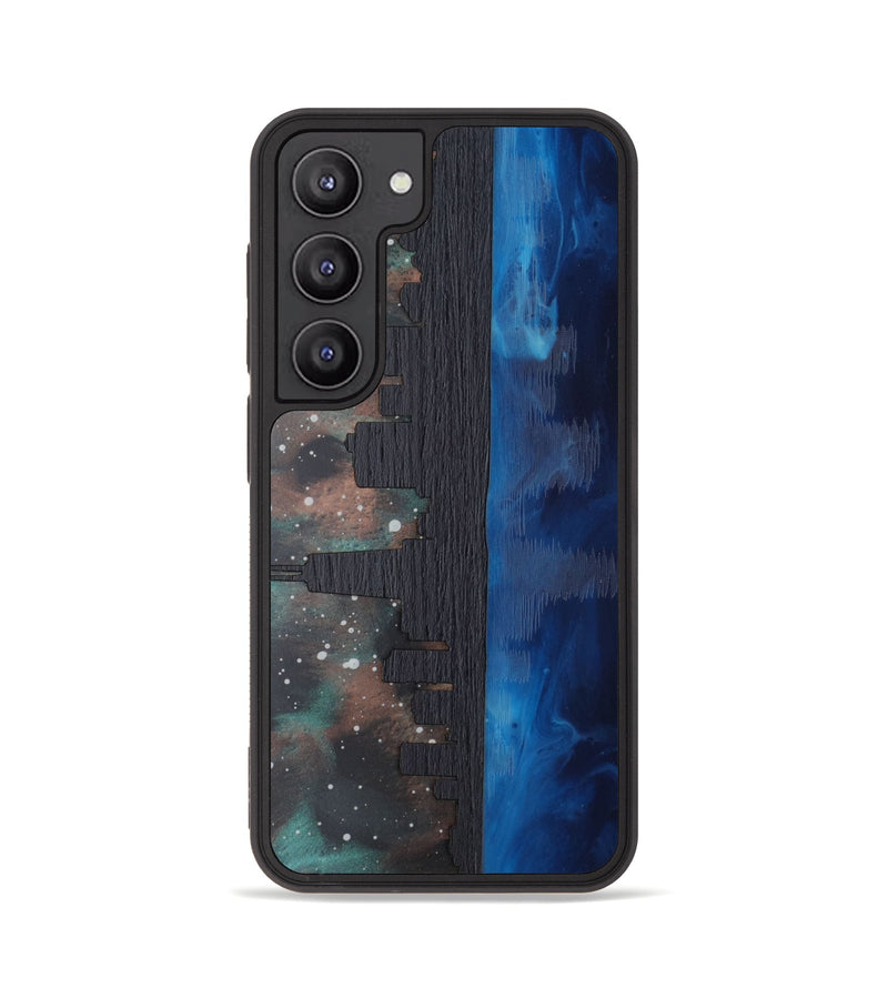 Galaxy S23 Wood Phone Case - Chicago Skyline (Terrain)