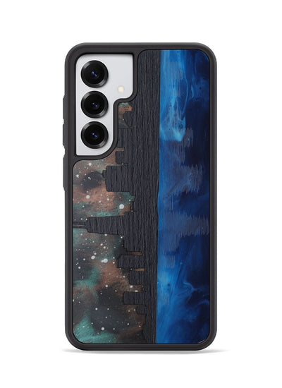 Galaxy S25 Wood Phone Case - Chicago Skyline (Terrain)