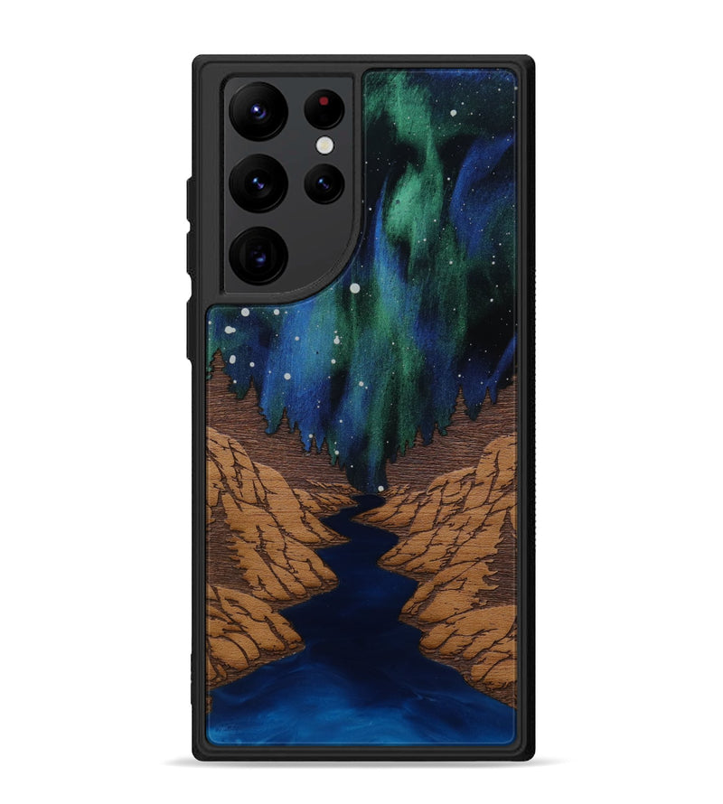 Galaxy S22 Ultra Wood Phone Case - Flow (Terrain)