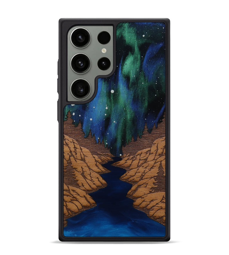 Galaxy S24 Ultra Wood Phone Case - Flow (Terrain)