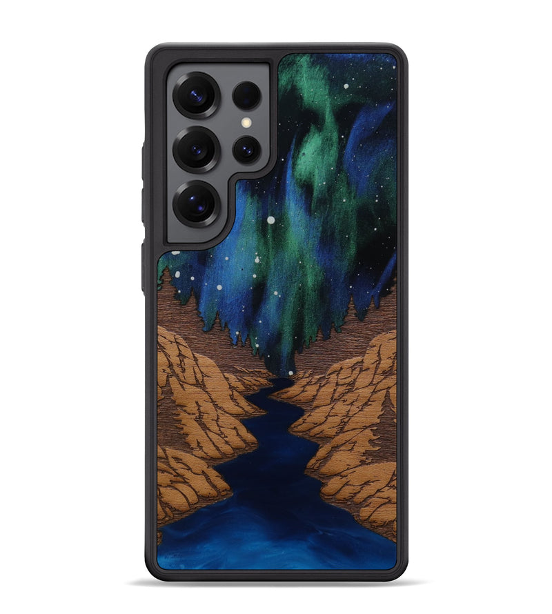 Galaxy S25 Ultra Wood Phone Case - Flow (Terrain)