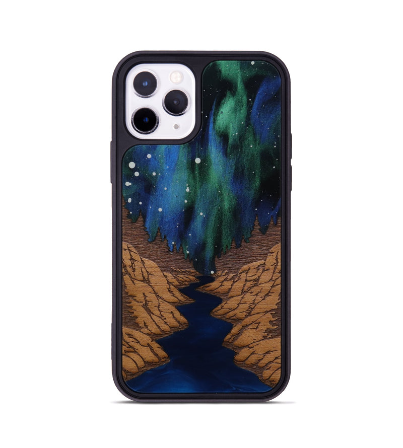 iPhone 11 Pro Wood Phone Case - Flow (Terrain)