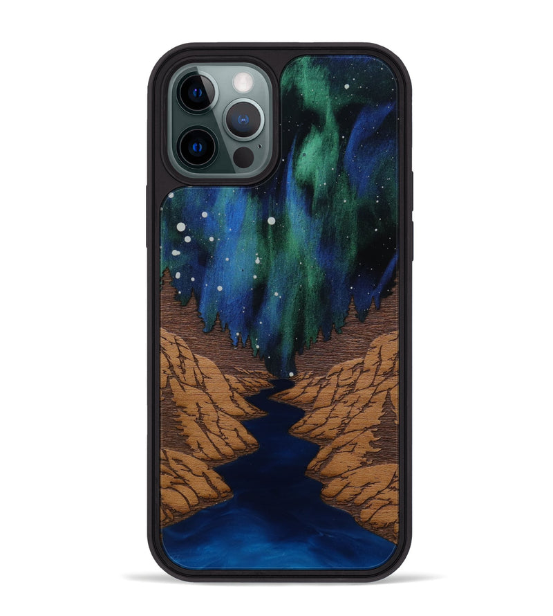 iPhone 12 Pro Max Wood Phone Case - Flow (Terrain)