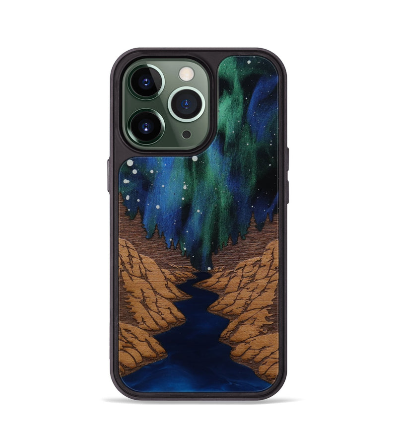 iPhone 13 Pro Wood Phone Case - Flow (Terrain)