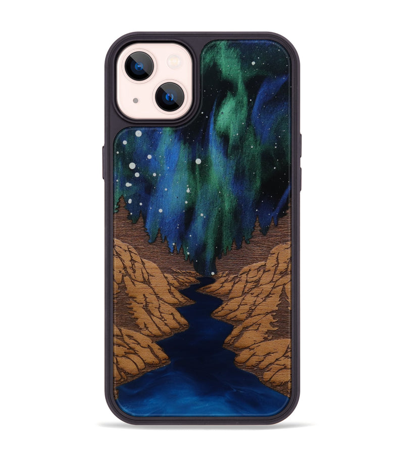 iPhone 14 Plus Wood Phone Case - Flow (Terrain)