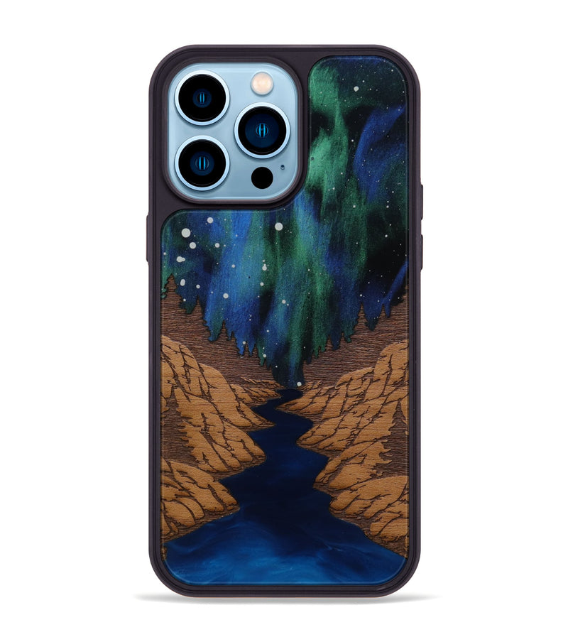 iPhone 14 Pro Max Wood Phone Case - Flow (Terrain)