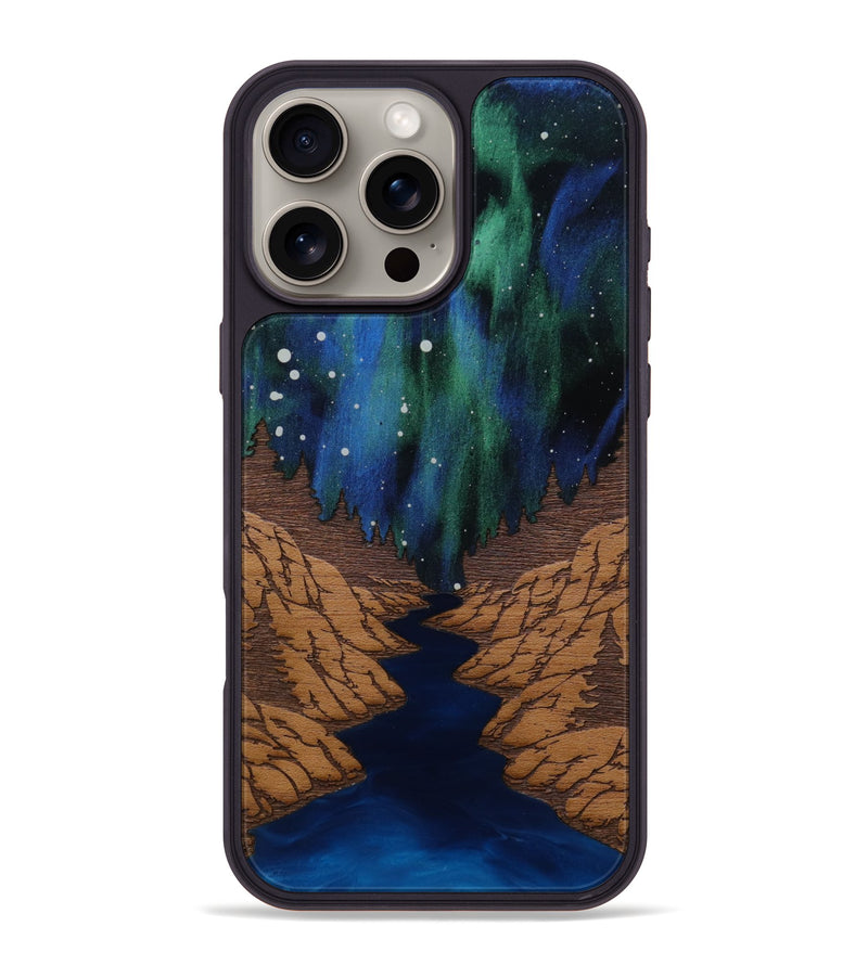 iPhone 16 Pro Max Wood Phone Case - Flow (Terrain)