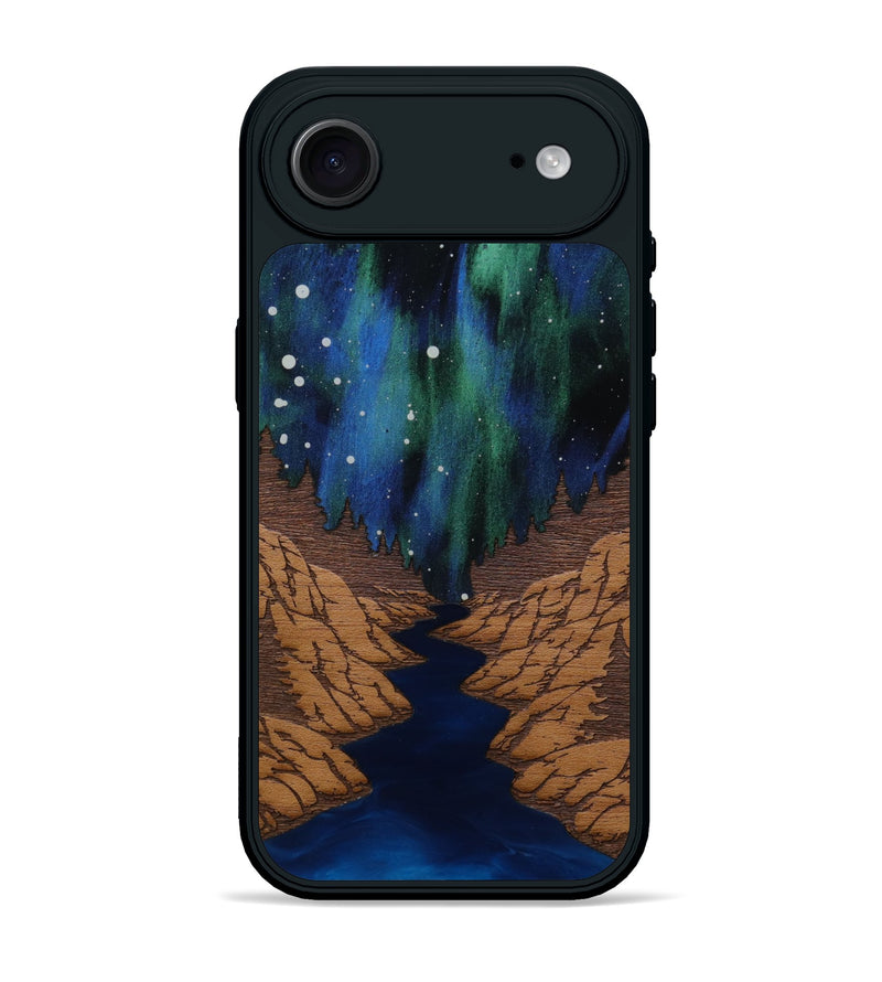 iPhone 17 Air Wood Phone Case - Flow (Terrain)
