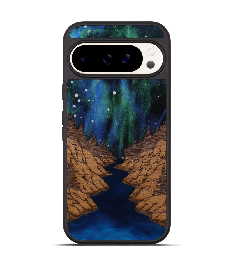 Pixel 9 Pro Wood Phone Case - Flow (Terrain)