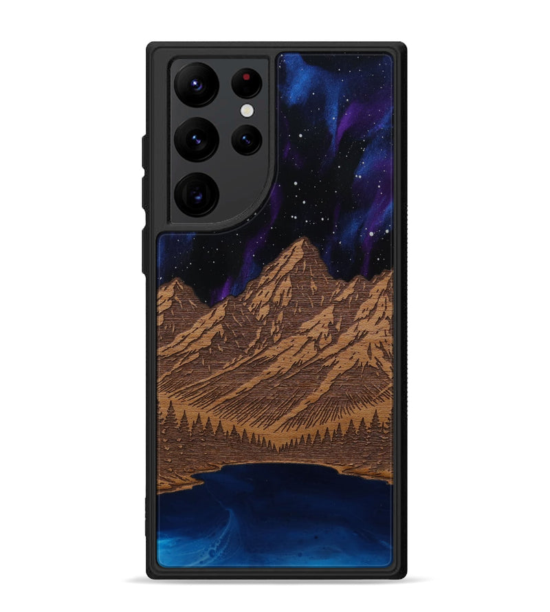 Galaxy S22 Ultra Wood Phone Case - Tetons Jenny Lake (Terrain)