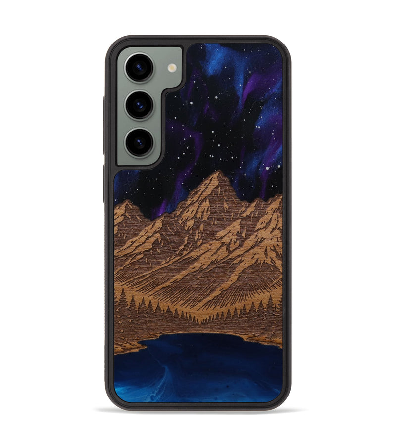 Galaxy S23 Plus Wood Phone Case - Tetons Jenny Lake (Terrain)