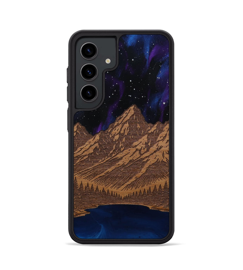Galaxy S24 Wood Phone Case - Tetons Jenny Lake (Terrain)