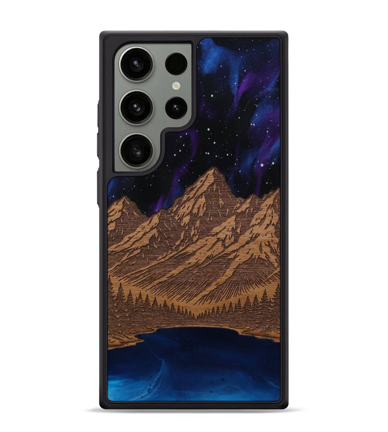 Galaxy S24 Ultra Wood Phone Case - Tetons Jenny Lake (Terrain)