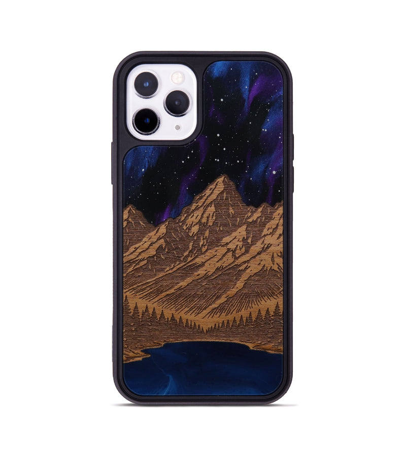 iPhone 11 Pro Wood Phone Case - Tetons Jenny Lake (Terrain)
