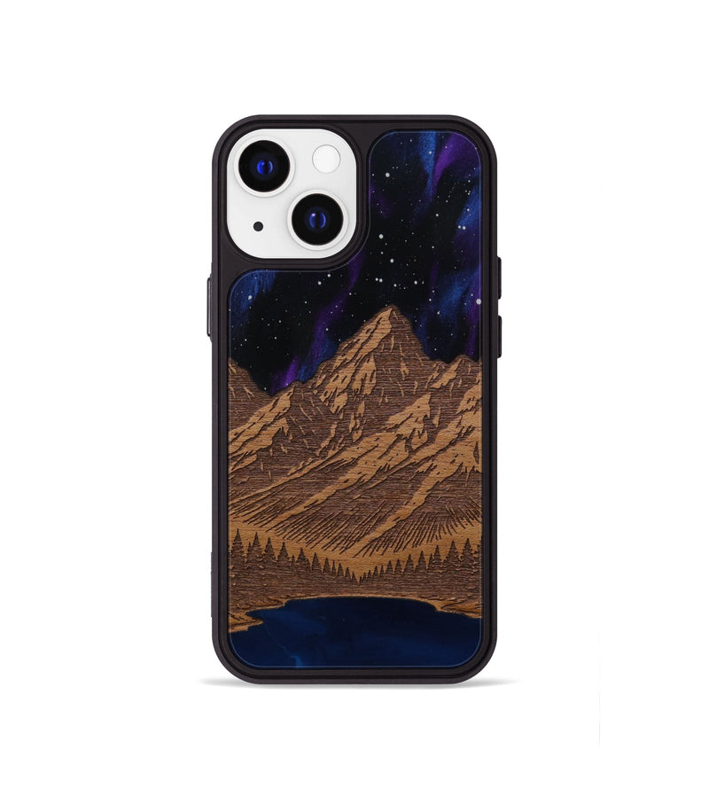iPhone 13 mini Wood Phone Case - Tetons Jenny Lake (Terrain)
