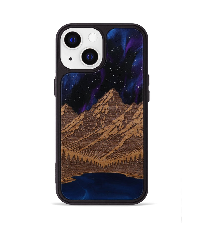 iPhone 13 Wood Phone Case - Tetons Jenny Lake (Terrain)