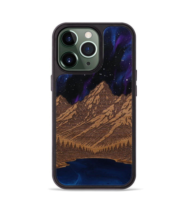 iPhone 13 Pro Wood Phone Case - Tetons Jenny Lake (Terrain)