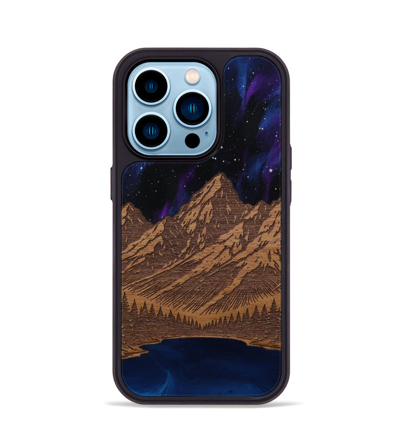 iPhone 14 Pro Wood Phone Case - Tetons Jenny Lake (Terrain)