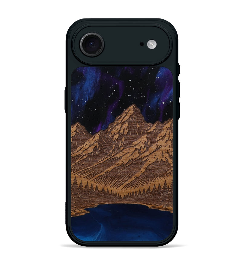 iPhone 17 Air Wood Phone Case - Tetons Jenny Lake (Terrain)