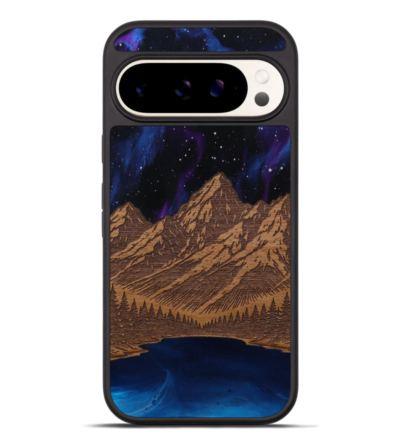 Pixel 9 Pro XL Wood Phone Case - Tetons Jenny Lake (Terrain)
