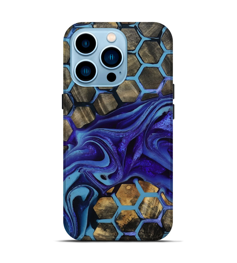 iPhone 14 Pro Wood Live Edge Phone Case - Stephan (Pattern, 804878)