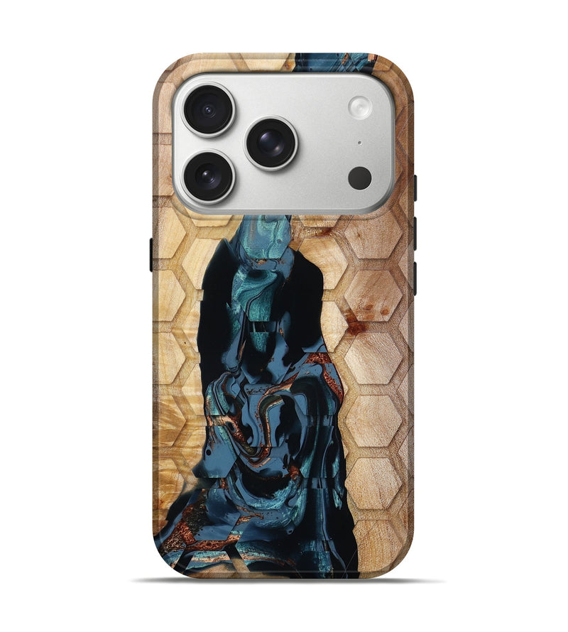 iPhone 17 Pro Wood Live Edge Phone Case - Keilani (Pattern, 804886)