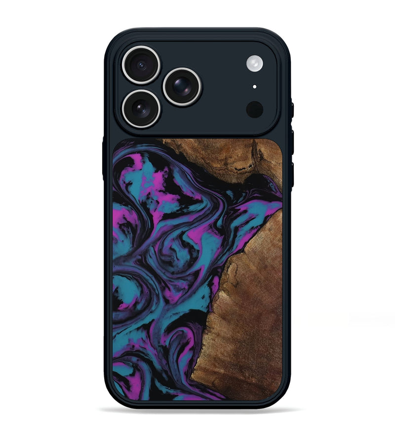 iPhone 17 Pro Max Wood Phone Case - Asa (Purple, 804895)