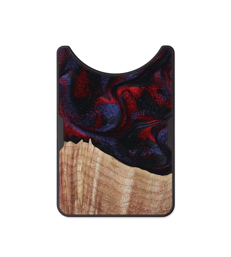 Alloy Wood Wallet - Elza (Red, 804906)
